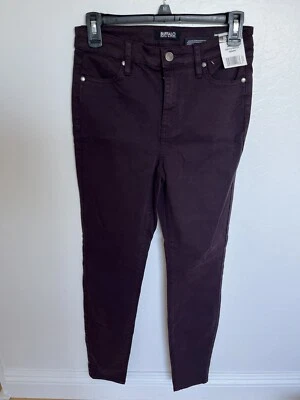 Pantalón Buffalo David Bitton tiro alto solf elástico pasas oscuras talla 2 Foto 1 de 4