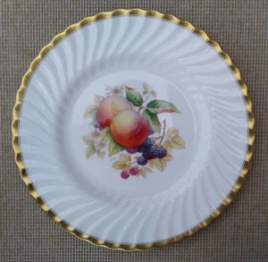 MINTON CABINET PLATE FIRMATO da A. OLANDA - MOTIVO FRUTTA. - Foto 1 di 9