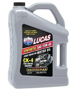 Lucas Oil Synthetic SAE 15W-40 CK-4 Truck Oil/4x1/Gallon - Picture 1 of 1