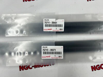 Toyota Genuíno Celica ZZT23# Moldagem de Cinto de Porta Externa Conjunto LH e RH Fabricante de Equipamento Original - Imagem 1 de 4