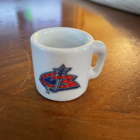 NHL Columbus Blue Jackets Mini Ceramic Mug Vintage Coffee Mug Cover