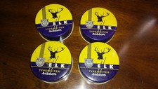 Vintage Miller ELK Typewriter Ribbon Tins with Ribbon Lot of 4
