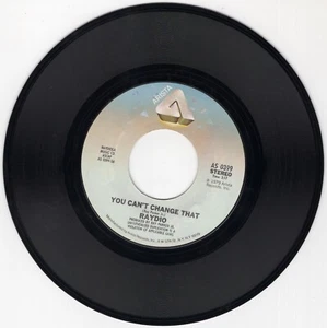 1979 Raydio Vintage 45 RPM Vinyl You Can't Change That & Rock On ARISTA AS 0399 - Picture 1 of 2