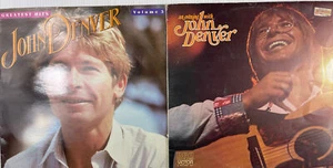 John Denver X 2 Country Music Records. An Evening With & Greatest Hits Vol. 3 - Picture 1 of 11