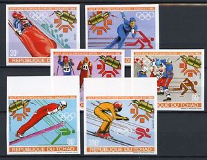[82.592] Chad 1983 : Olympics - Good Set Very Fine MNH Imperf Stamps