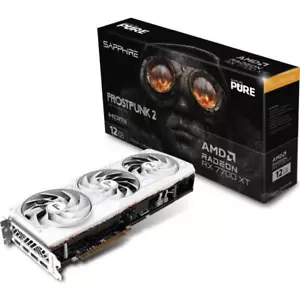 SAPPHIRE PURE AMD RADEON RX7700 FROSTPUNK 2 EDITION 12GB GDDR6 192 bit - Picture 1 of 6