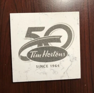 Tim Hortons 50th Anniversary Marble Coaster - Picture 1 of 1