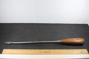Vintage Stevens Walden "GripTite 12" Wood Handle Screwdriver - Picture 1 of 7