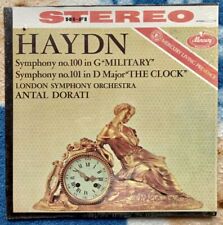LONDON SYMPHONIEORCHESTER Haydn: Sinfonie Nr. 100 & 101 DIE UHR US 1957 STEREO