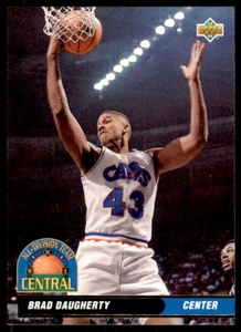 1992-93 Upper Deck Brad Daugherty Cleveland Cavaliers #AD6 - Picture 1 of 2
