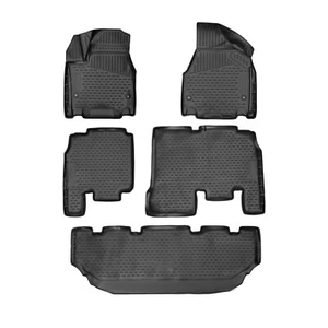 OMAC Floor Mats Liner for Chrysler Pacifica 2017-2026 7Seats Black TPE 5 Pcs - Picture 1 of 12