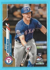 Scott Heineman 2020 Topps Inaugural Season ROOKIE GOLD #0499/2020 Rangers - Bild 1 von 2