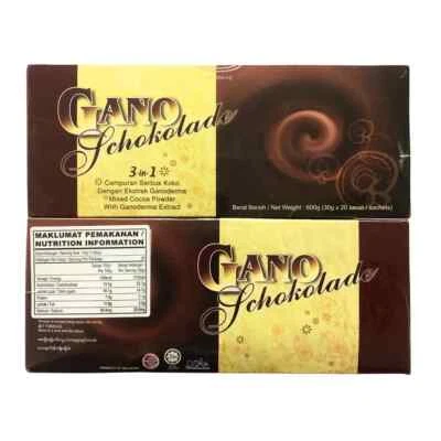 1x NEW GANOCAFE SCHOKOLADE HOT COCOA WITH GANODERMA GANO EXCEL ORIGINAL - Image 1 of 4