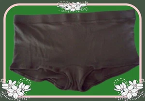 XL  OLIVE GREEN LOGO Waist Cotton Low Rise Victorias Secret Boyshort Brief Panty - Picture 1 of 8