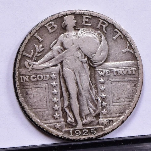 1925 Standing Liberty Quarter - XF Details (#44718) Cover