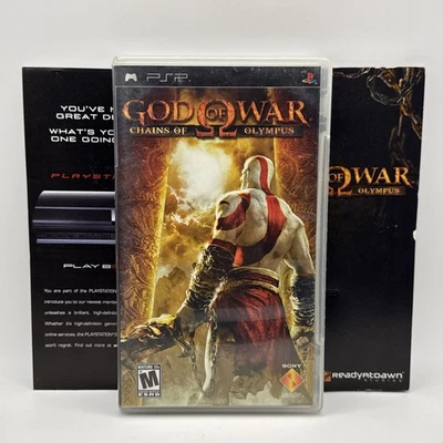 God of War Chains of Olympus (Sony PSP, 2008) OEM Box & Manual Only - No Game - Image 1 of 4