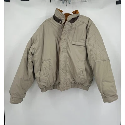 Chaqueta de bombardero acolchada reversible vintage para hombre talla XL Y2K ropa de calle solo para miembros Foto 1 de 4