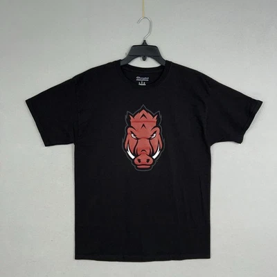 Arkansas Razorbacks Shirt Mens Large Black NCAA College Basketball Champion Tee - Image 1 of 4