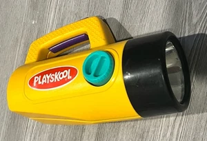 Playskool Yellow Flashlight Color Change Lens Camp Night Light Vintage 1980's - Picture 1 of 7