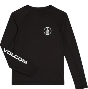 Volcom Long Sleeve Shirt Youth Large Boys 14 Swim Sun Protection Rashguard Thin - Picture 1 of 7