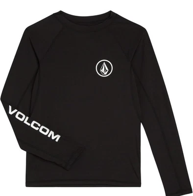 Volcom Long Sleeve Shirt Youth Large Boys 14 Swim Sun Protection Rashguard Thin - Image 1 of 4