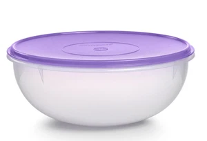 Tupperware Fix N Mix Ciotola Grandi Lotti 26 Tazze Ciotola Trasparente Viola Sigillo Nuovo - Foto 1 di 1