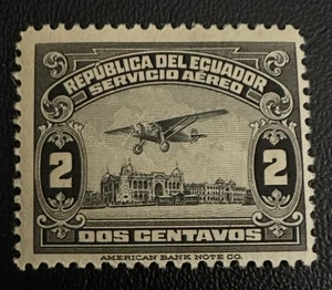 Sello Ecuador #C8 M-OG-H - Imagen 1 de 2