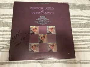 SIGNED Leonard Nimoy Star Trek The New World  Vinyl Record Adam Nimoy +PIC - Picture 1 of 9