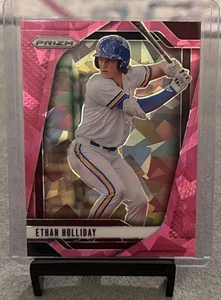 Ethan Holliday 2025 Panini Prizm rosa hielo agrietado Prizm #82 - Imagen 1 de 3