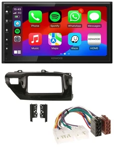 Kenwood MP3 USB DAB 2DIN Bluetooth Autoradio für Toyota Hilux (2015-2020) - Bild 1 von 9
