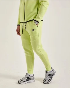 Nike Air Tech Fleece Jogger Sweatpants Yellow Men Sz 3XLT Tall New HV0959-736 - Picture 1 of 4