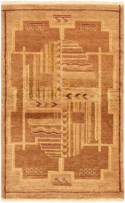 3'0" x 4'10" Hand Knotted Oriental Carpet Traditional Wool Area Rug - Image 1 of 4