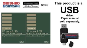 1993 Ford F&B 600-900 Truck Shop Service Repair Manual USB - Picture 1 of 3