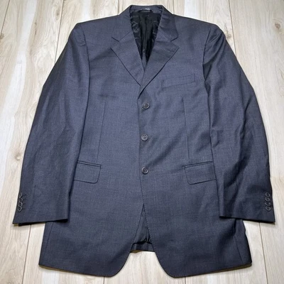 Abrigo deportivo de lana Luciano Barbera traje blazer chaqueta para hombre talla EU 52 (US 42) gris Foto 1 de 4