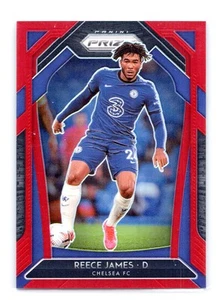 2021 Panini Prizm #215 Reece James Red Prizm 19/149 Chelsea FC - Picture 1 of 2