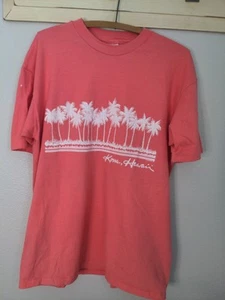 Vintage Hawaii T-Shirt Men's Xlarge  Coral Tropical 90s Y2k The Big Island  - Picture 1 of 9