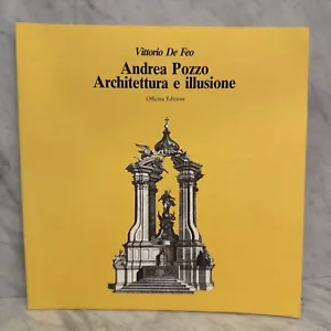 Andrea Pozzo Arcitettura e Illusione Art History & Architecture Book in Italian - Foto 1 di 18