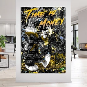 ✅ WANDBILD BUGS BUNNY MOTIVATION, LUXUS MARKE ACRYLGLAS , LEINWAND, POSTER DEKO - Bild 1 von 7