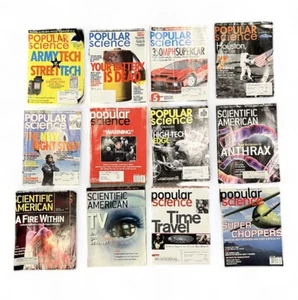 Lot Of 12 Popular Science Magazine Magazines 2002 & 2004 - Imagen 1 de 1