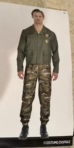 Adult Soldier Costume Size XL 2 Piece - Picture 1 of 2