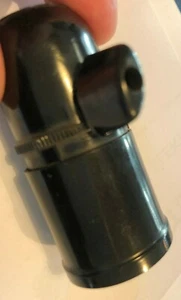 E14-Fassung Bakelit Fassung mit Dreh Schalter in Schwarz Lampenfassung m. M10x1  - Bild 1 von 1