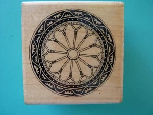 Rosetta Window STAMPABILITIES Rubber Stamp - Picture 1 of 2