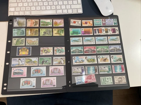 NICE COLLECTION OF MINT STAMPS FROM “TRISTAN DA CUNHA” ON STOCK CARDS Cover