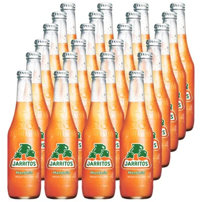 Jarritos Mandarin Lemonade Soda 370ml Pack of 24 Soft Drink NEW - Image 1 of 2