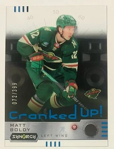 MATT BOLDY 2023-24 UD SYNERGY CRANKED UP! BLUE SP /399 WILD - Bild 1 von 1