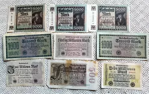 Inflationsgeld Deutsches Reich Notgeld Notgeldscheine 1922-1923 Konvolut /P182/3 - Bild 1 von 6