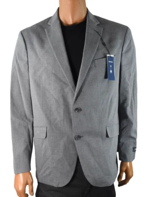 Kenneth Cole Reaction Mens Sports Coat Jacket Suit New 46R Gray Textured - Image 1 of 4