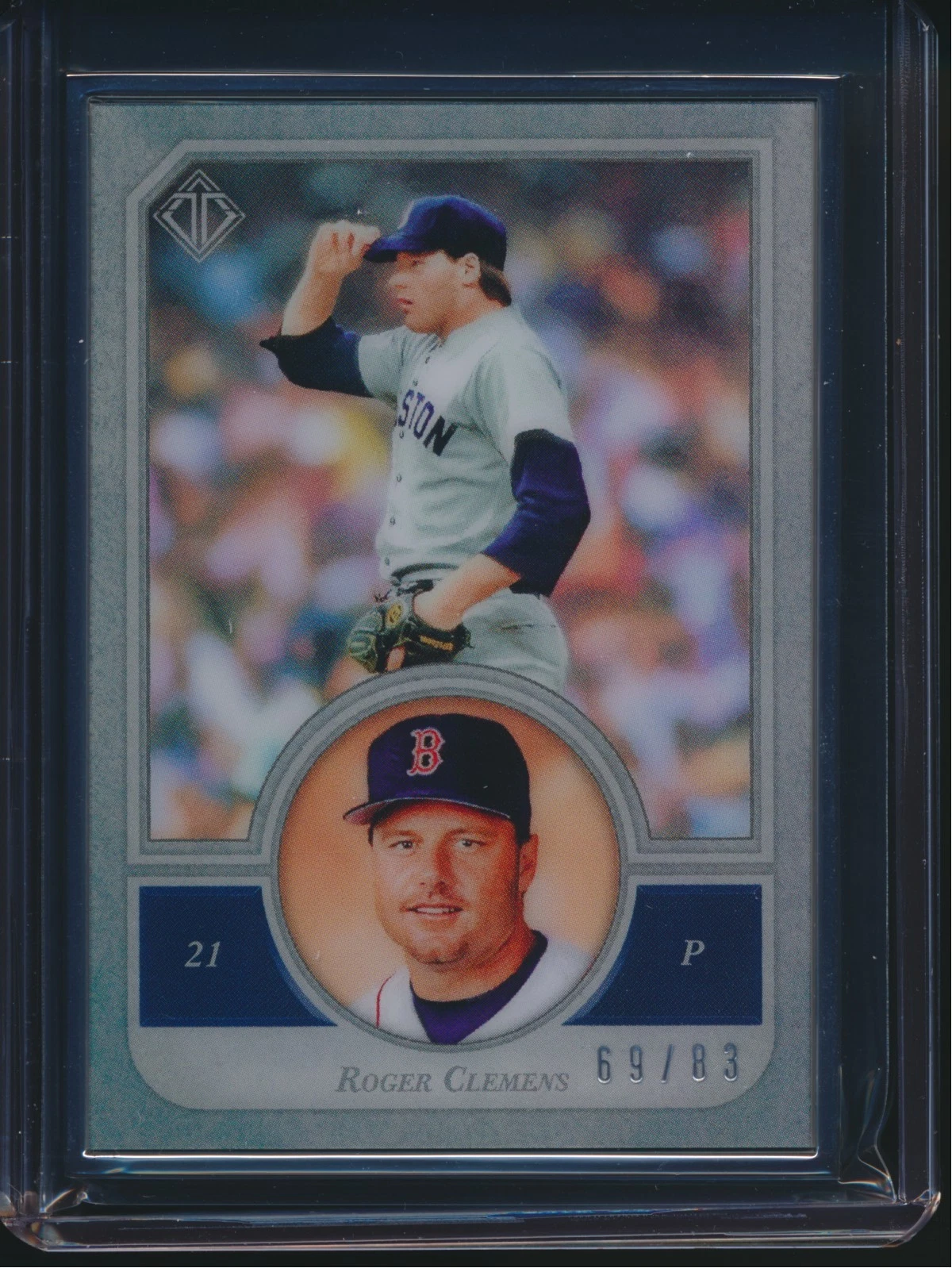 2018 Topps Transcendent Base Card #14 Roger Clemens 69/83 Red Sox - Set Break