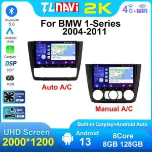 For BMW 1 Series E81 E82 87 88 2004-2011 Stereo CarPlay Car Radio GPS Player DSP - Foto 1 di 40
