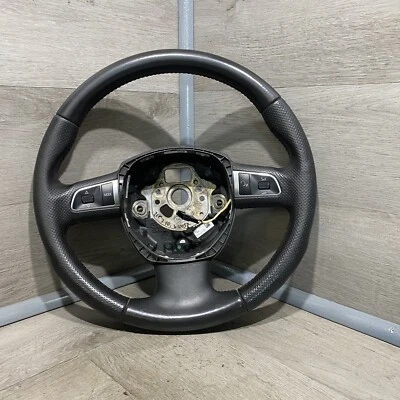 Оригинальный 2008-2012 Audi колесо рулевого управления черная кожа 8T0419091A a5 s5 a4 s4 - Изображение 1 из 4